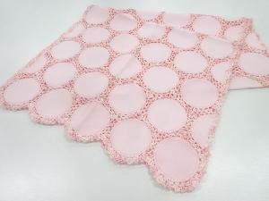 リボン織円模様ショール